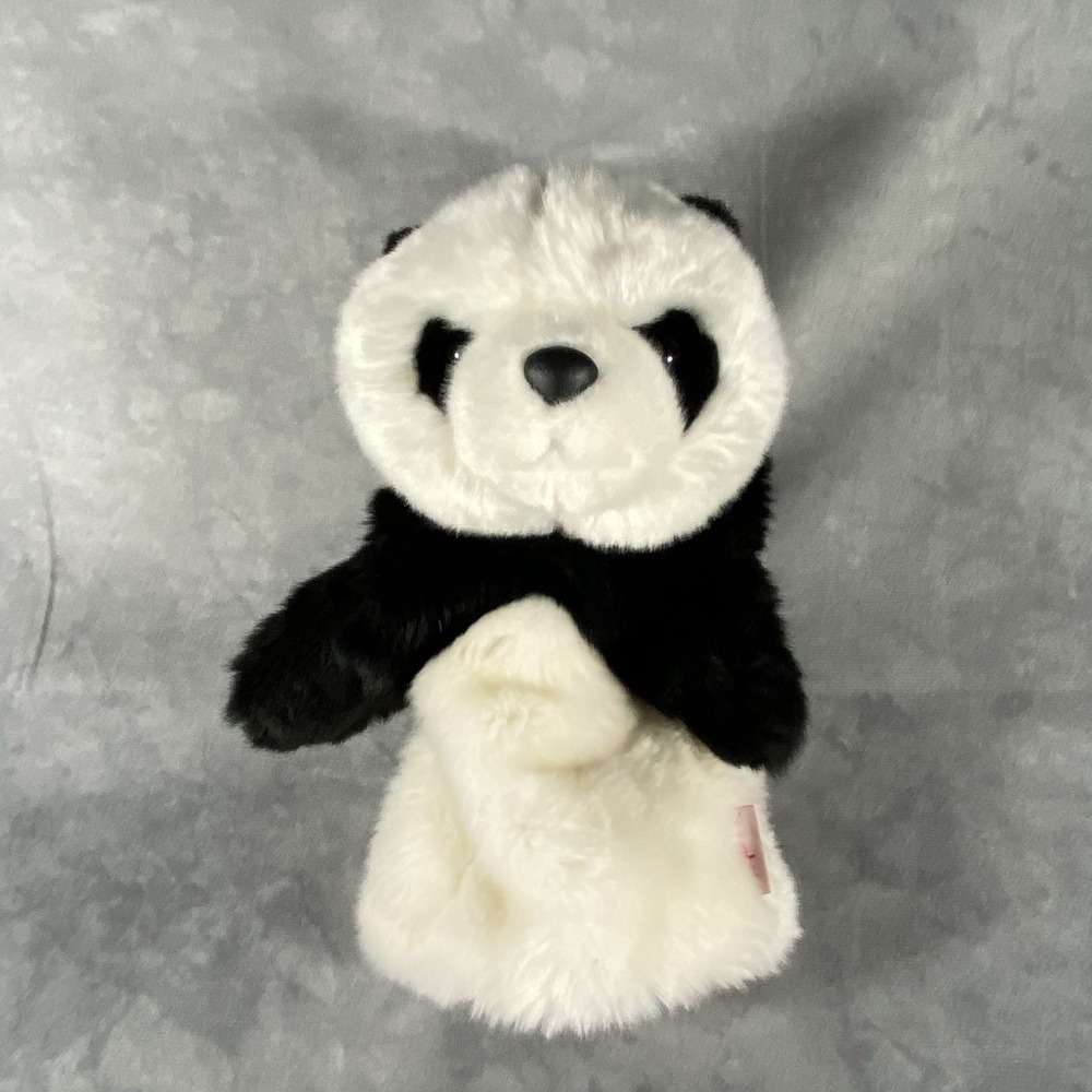 Daphne's Golf Headcovers Black White Panda Bear Plush Golf Cover